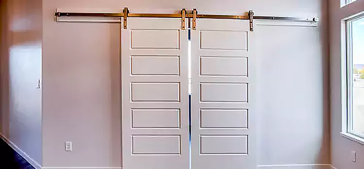 Glass Barn Door with Installation Hardware Kit Huntington Beach